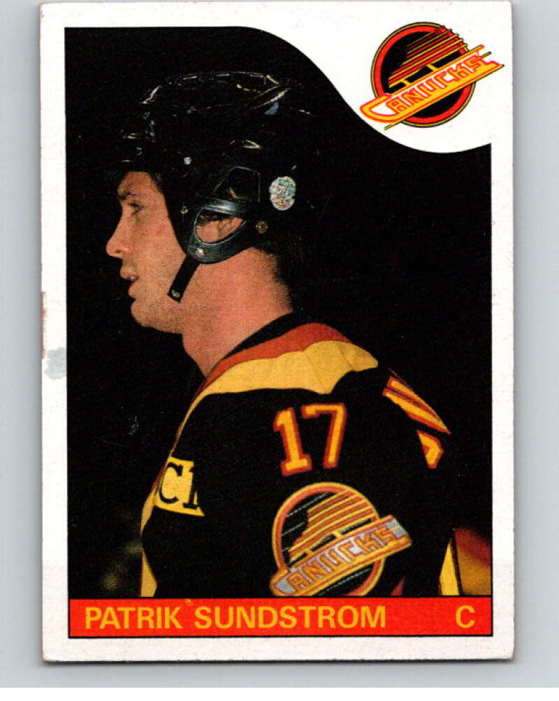 1985-86 Topps #115 Patrik Sundstrom   V56991 Image 1