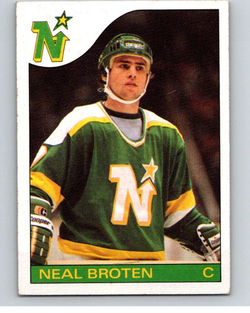 1985-86 Topps #124 Neal Broten  Minnesota North Stars  V56992 Image 1