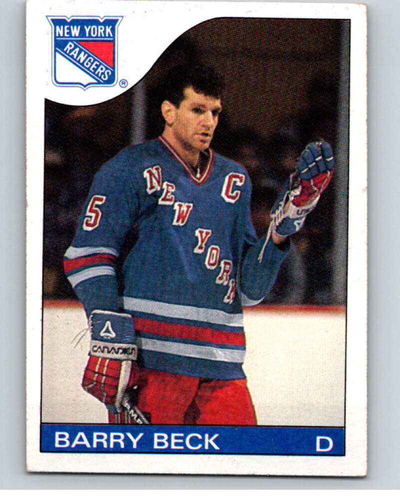 1985-86 Topps #138 Barry Beck   V56995 Image 1