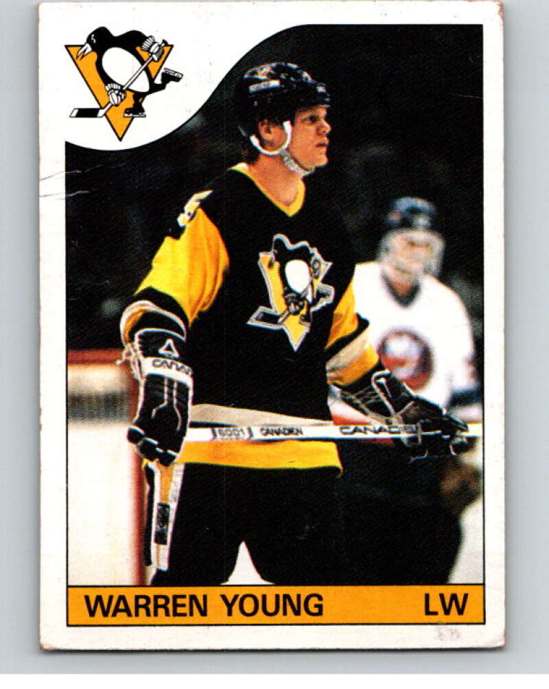 1985-86 Topps #152 Warren Young RC Rookie Penguins  V56999 Image 1