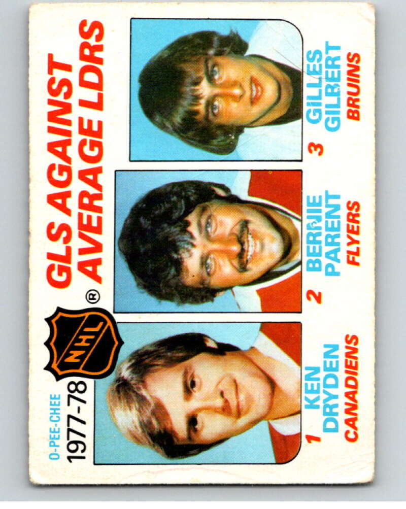 1978-79 O-Pee-Chee #68 Dryden/Parent/Gilbert LL  V57003 Image 1