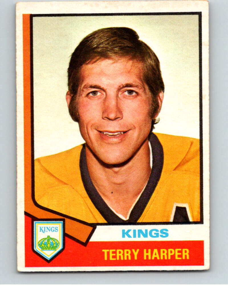 1974-75 O-Pee-Chee #55 Terry Harper  Los Angeles Kings  V57015 Image 1
