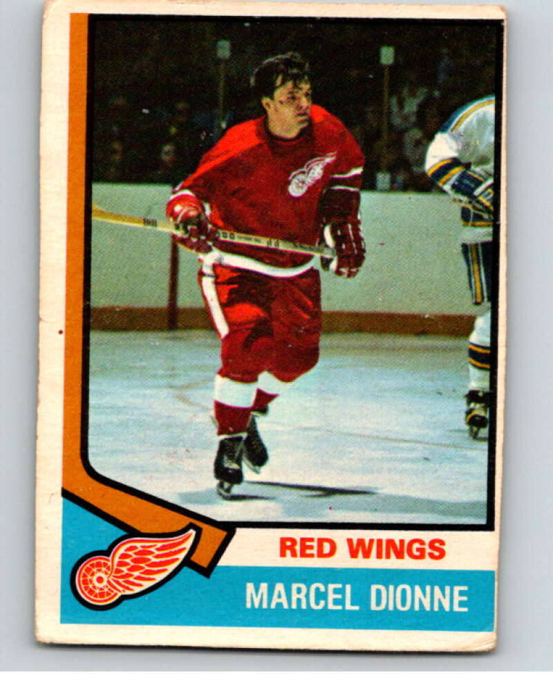 1974-75 O-Pee-Chee #72 Marcel Dionne  Detroit Red Wings  V57017 Image 1