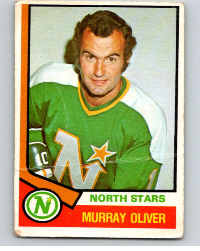 1974-75 O-Pee-Chee #291 Murray Oliver  Minnesota North Stars  V57029 Image 1
