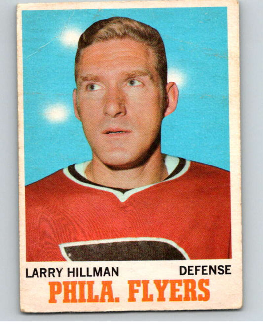 1970-71 O-Pee-Chee #81 Larry Hillman  Philadelphia Flyers  V57042 Image 1