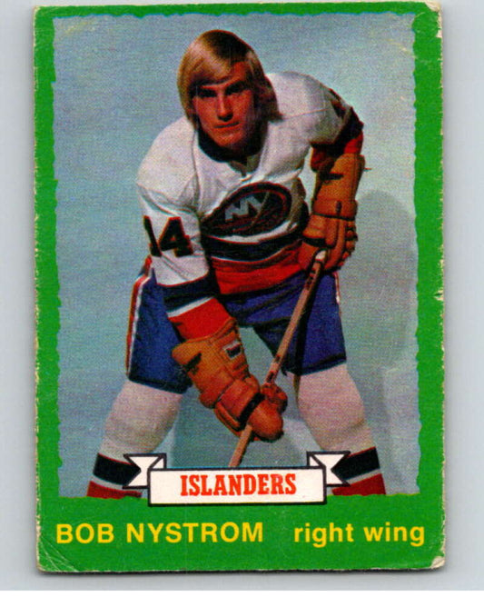 1973-74 O-Pee-Chee #202 Bob Nystrom  RC Rookie Islanders  V57050 Image 1