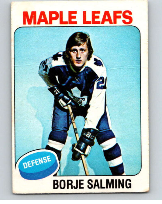 1975-76 O-Pee-Chee #283 Borje Salming  Toronto Maple Leafs  V57053 Image 1