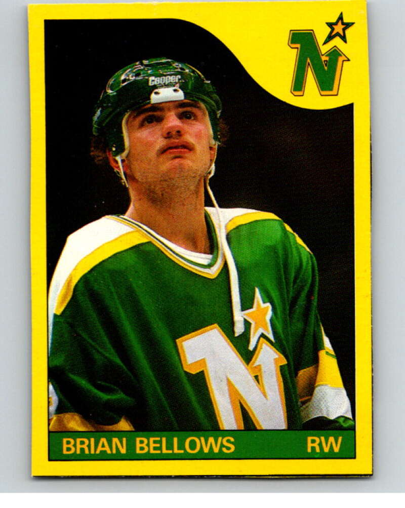 1985-86 O-Pee-Chee Box Bottom #A Brian Bellows  V57066 Image 1