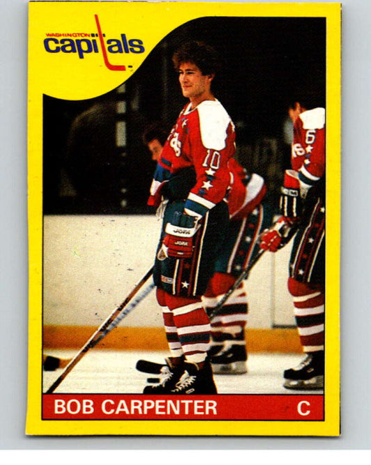 1985-86 O-Pee-Chee Box Bottom #C Bob Carpenter  V57067 Image 1