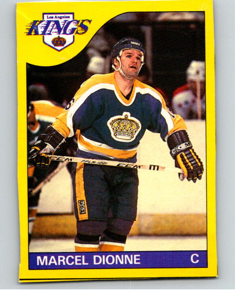 1985-86 O-Pee-Chee Box Bottom #E Marcal Dionne  V57068 Image 1