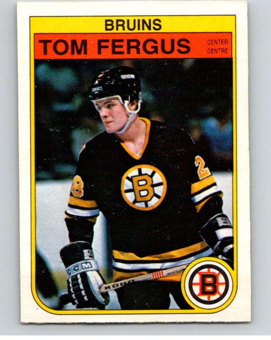 1982-83 O-Pee-Chee #11 Tom Fergus  RC Rookie Boston Bruins  V57127 Image 1