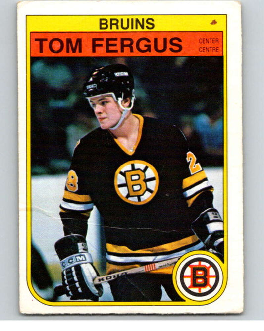 1982-83 O-Pee-Chee #11 Tom Fergus  RC Rookie Boston Bruins  V57128 Image 1