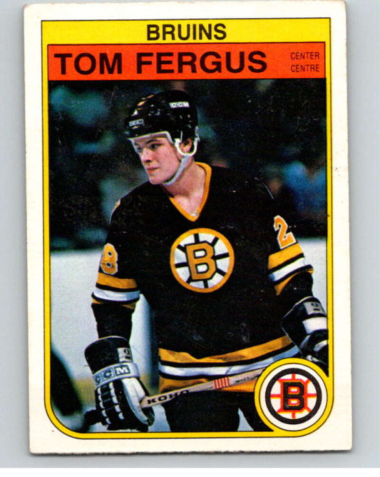 1982-83 O-Pee-Chee #11 Tom Fergus  RC Rookie Boston Bruins  V57130 Image 1