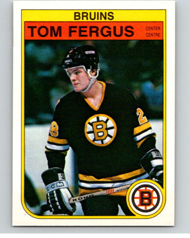 1982-83 O-Pee-Chee #11 Tom Fergus  RC Rookie Boston Bruins  V57136 Image 1