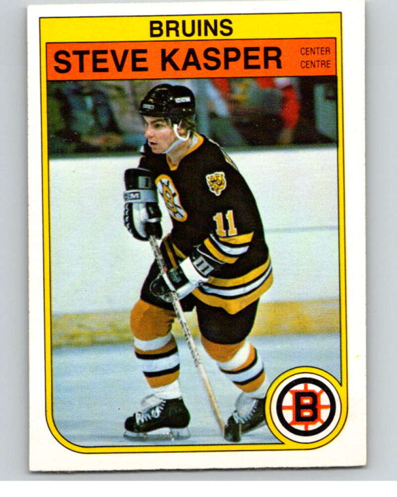 1982-83 O-Pee-Chee #12 Steve Kasper  RC Rookie Boston Bruins  V57141 Image 1