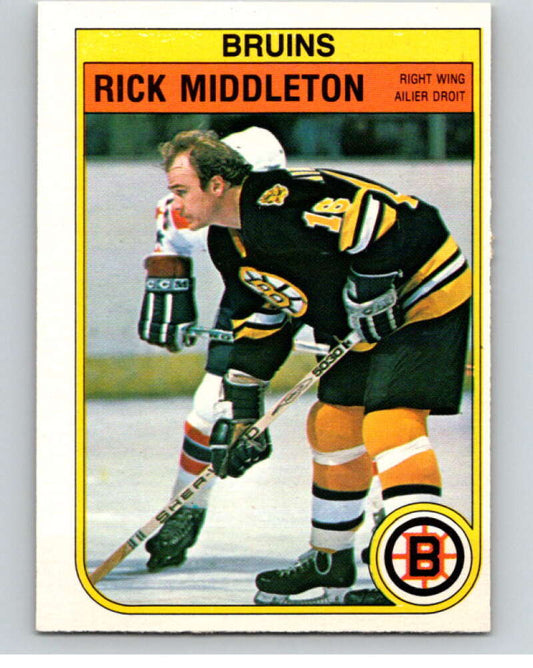 1982-83 O-Pee-Chee #15 Rick Middleton  Boston Bruins  V57163 Image 1