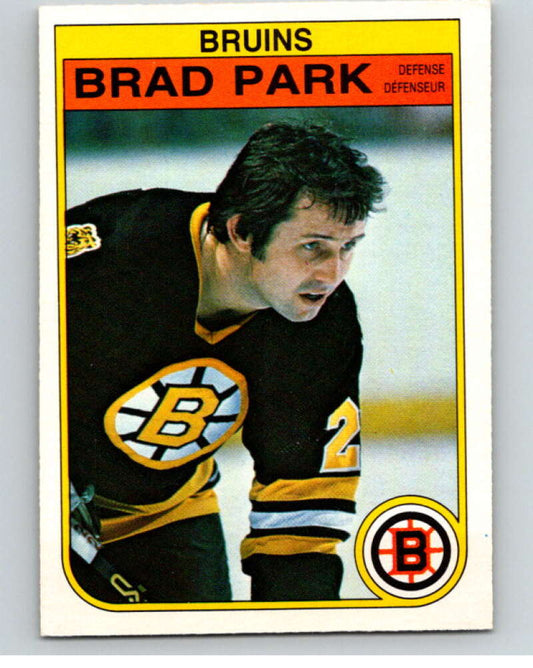1982-83 O-Pee-Chee #19 Brad Park  Boston Bruins  V57180 Image 1