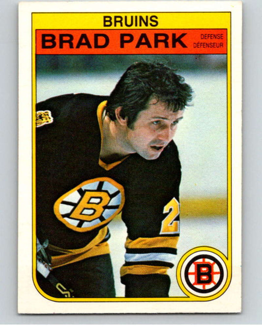 1982-83 O-Pee-Chee #19 Brad Park  Boston Bruins  V57181 Image 1