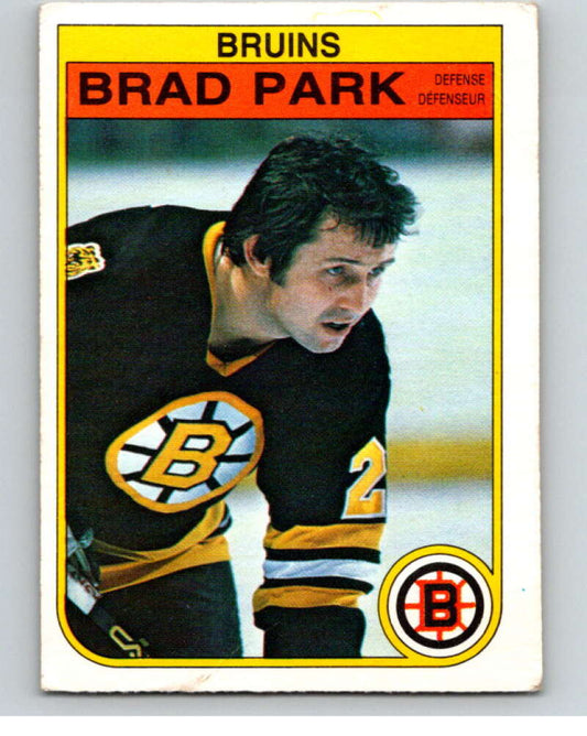1982-83 O-Pee-Chee #19 Brad Park  Boston Bruins  V57182 Image 1