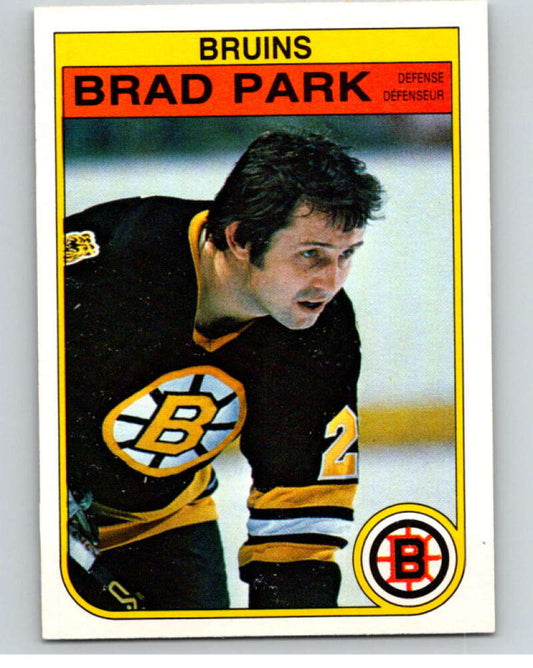 1982-83 O-Pee-Chee #19 Brad Park  Boston Bruins  V57183 Image 1