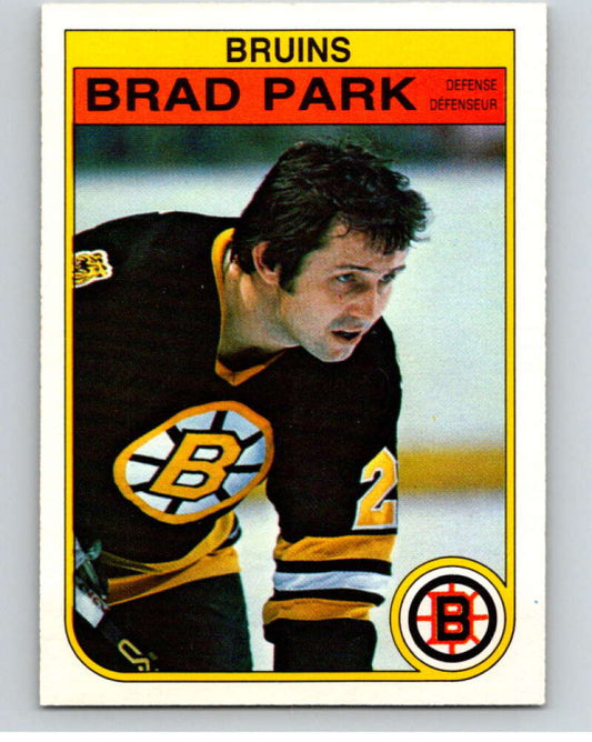 1982-83 O-Pee-Chee #19 Brad Park  Boston Bruins  V57185 Image 1