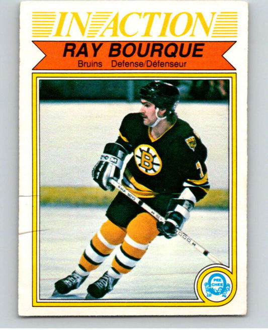 1982-83 O-Pee-Chee #24 Ray Bourque IA  Boston Bruins  V57212 Image 1