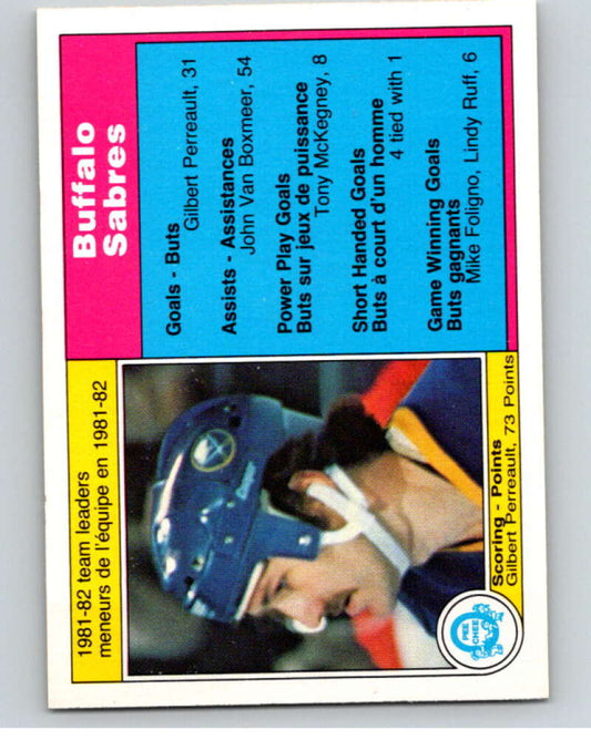 1982-83 O-Pee-Chee #25 Gilbert Perreault TL  Buffalo Sabres  V57218 Image 1