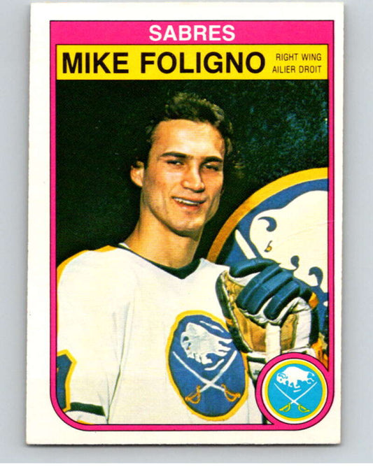 1982-83 O-Pee-Chee #26 Mike Foligno  Buffalo Sabres  V57223 Image 1