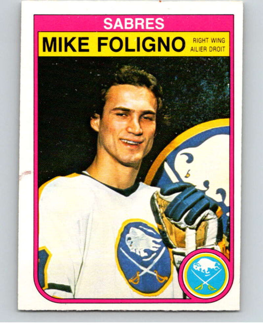 1982-83 O-Pee-Chee #26 Mike Foligno  Buffalo Sabres  V57225 Image 1