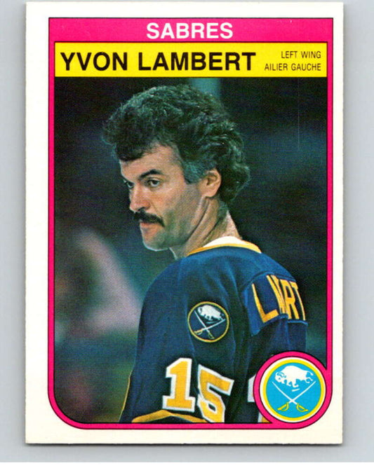 1982-83 O-Pee-Chee #27 Yvon Lambert  Buffalo Sabres  V57232 Image 1