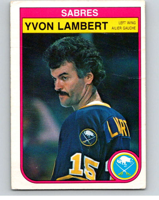 1982-83 O-Pee-Chee #27 Yvon Lambert  Buffalo Sabres  V57235 Image 1