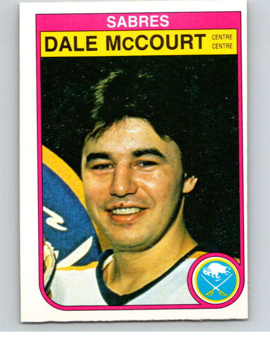 1982-83 O-Pee-Chee #28 Dale McCourt  Buffalo Sabres  V57236 Image 1