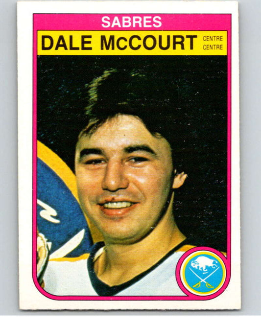 1982-83 O-Pee-Chee #28 Dale McCourt  Buffalo Sabres  V57238 Image 1