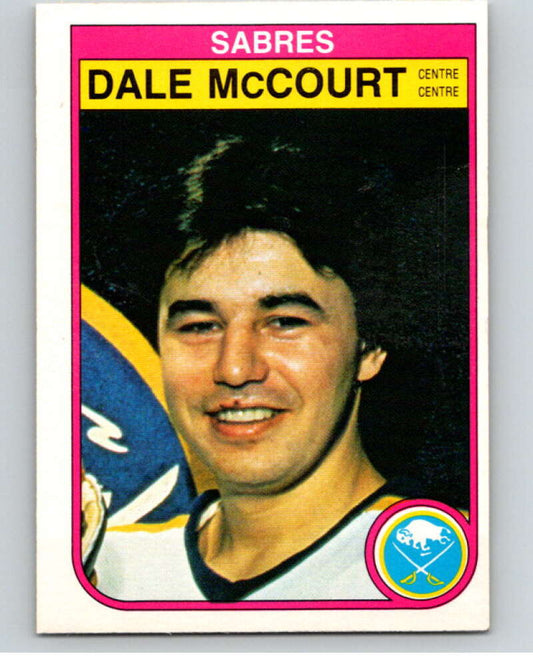 1982-83 O-Pee-Chee #28 Dale McCourt  Buffalo Sabres  V57239 Image 1