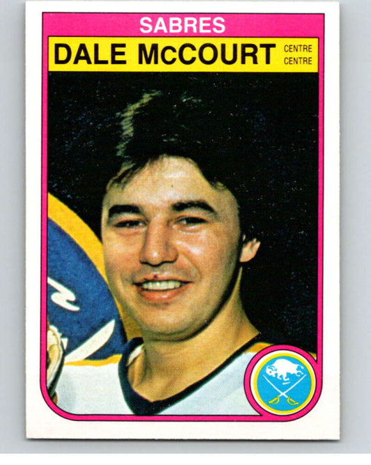 1982-83 O-Pee-Chee #28 Dale McCourt  Buffalo Sabres  V57241 Image 1