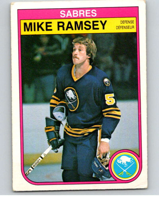 1982-83 O-Pee-Chee #32 Mike Ramsey  Buffalo Sabres  V57272 Image 1