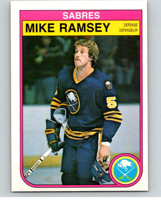 1982-83 O-Pee-Chee #32 Mike Ramsey  Buffalo Sabres  V57273 Image 1