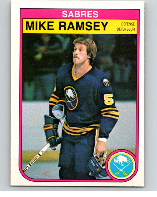 1982-83 O-Pee-Chee #32 Mike Ramsey  Buffalo Sabres  V57274 Image 1