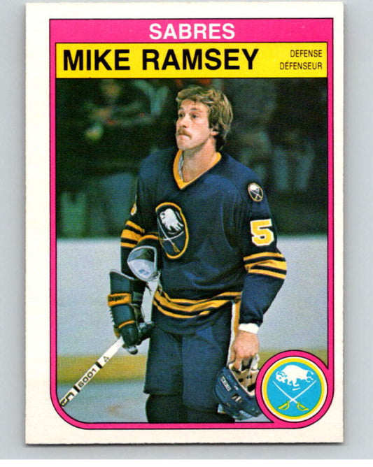 1982-83 O-Pee-Chee #32 Mike Ramsey  Buffalo Sabres  V57275 Image 1