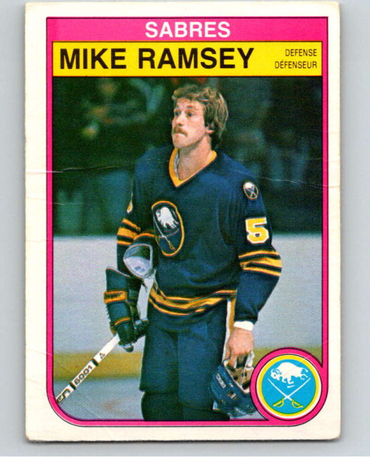 1982-83 O-Pee-Chee #32 Mike Ramsey  Buffalo Sabres  V57278 Image 1
