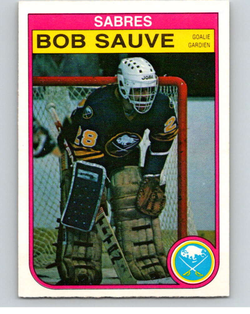 1982-83 O-Pee-Chee #34 Bob Sauve  Buffalo Sabres  V57294 Image 1