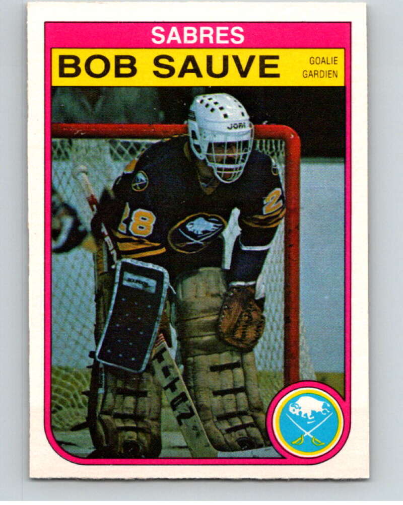 1982-83 O-Pee-Chee #34 Bob Sauve  Buffalo Sabres  V57297 Image 1