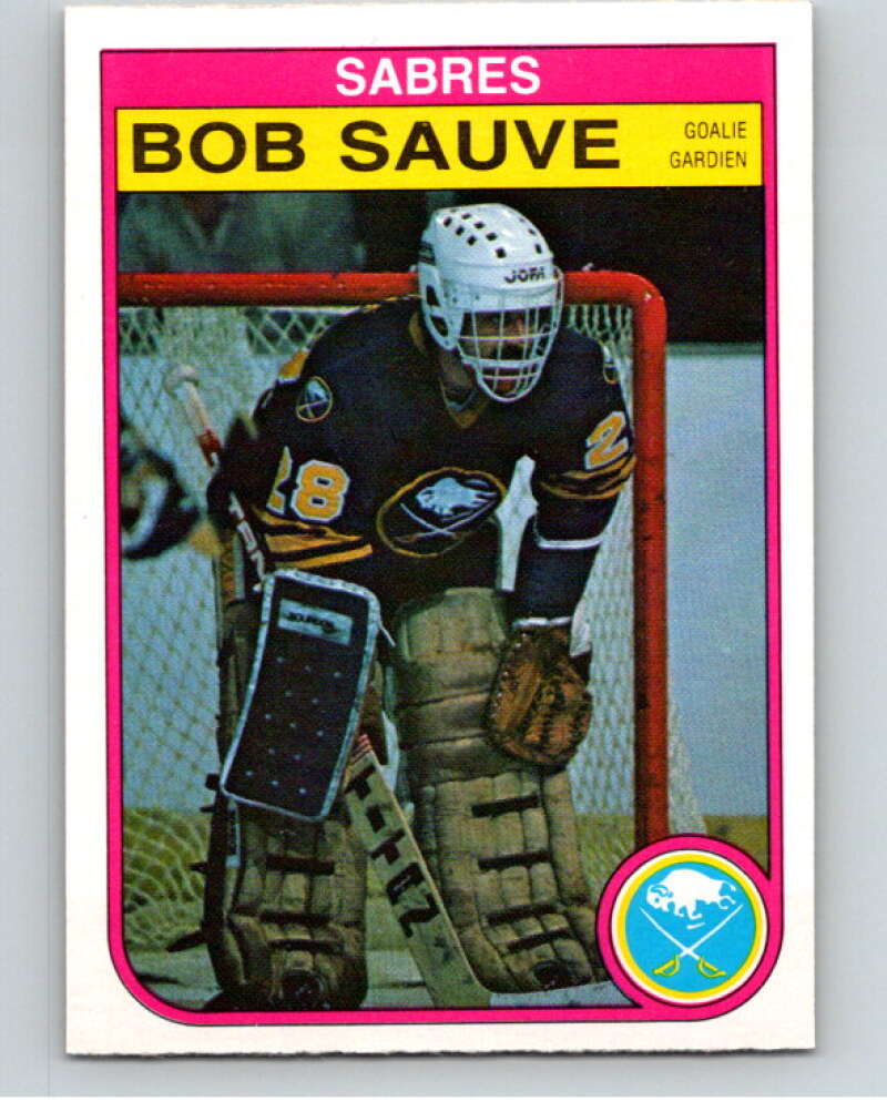 1982-83 O-Pee-Chee #34 Bob Sauve  Buffalo Sabres  V57298 Image 1