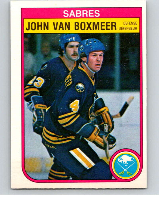 1982-83 O-Pee-Chee #36 John Van Boxmeer  Buffalo Sabres  V57306 Image 1