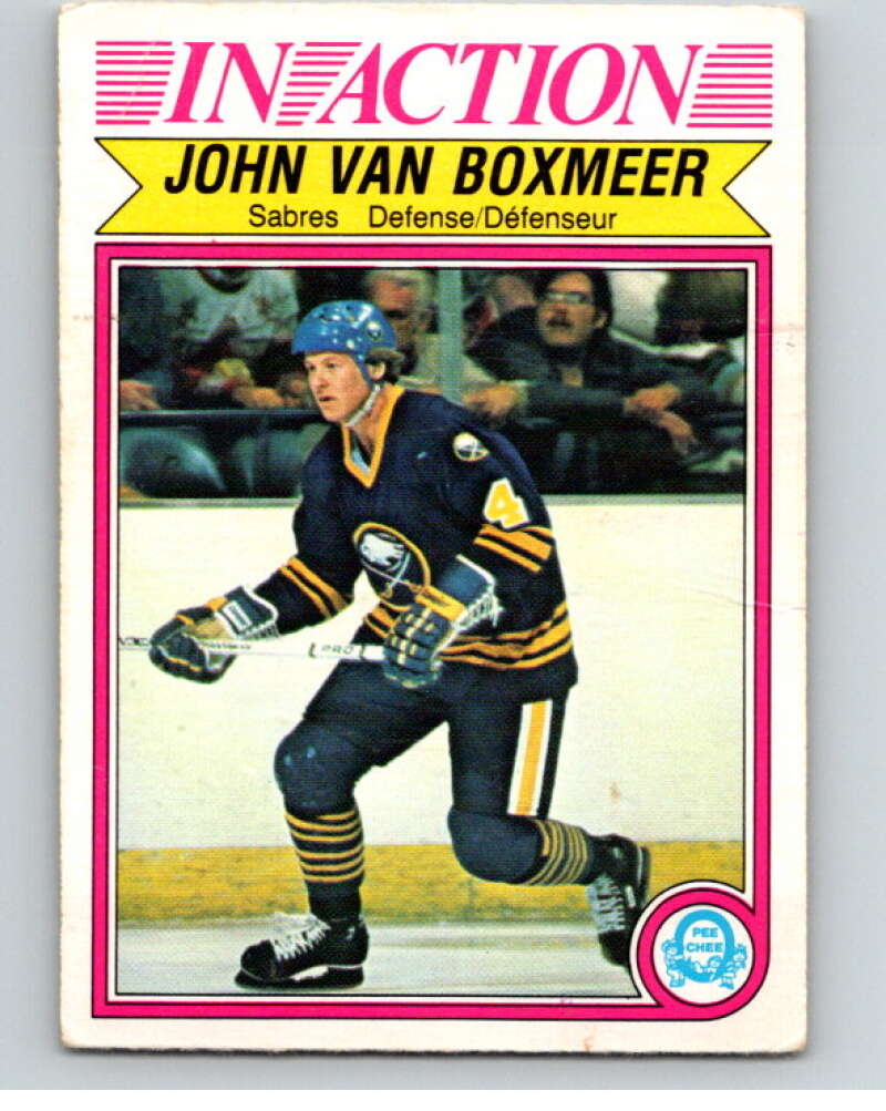 1982-83 O-Pee-Chee #37 John Van Boxmeer IA  RC Rookie Buffalo Sabres  V57313 Image 1