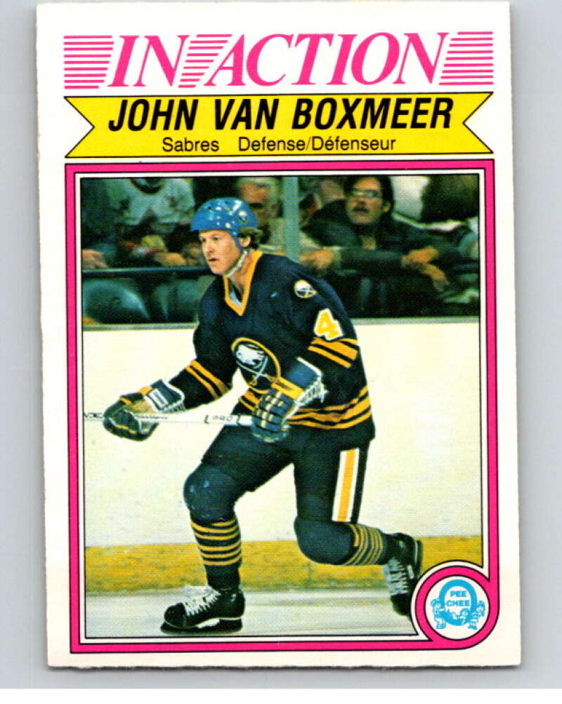 1982-83 O-Pee-Chee #37 John Van Boxmeer IA  RC Rookie Buffalo Sabres  V57317 Image 1