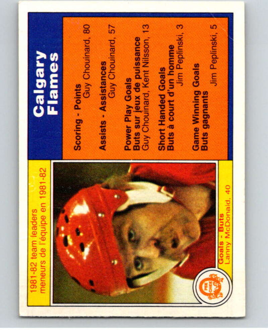 1982-83 O-Pee-Chee #38 Lanny McDonald TL  Calgary Flames  V57321 Image 1