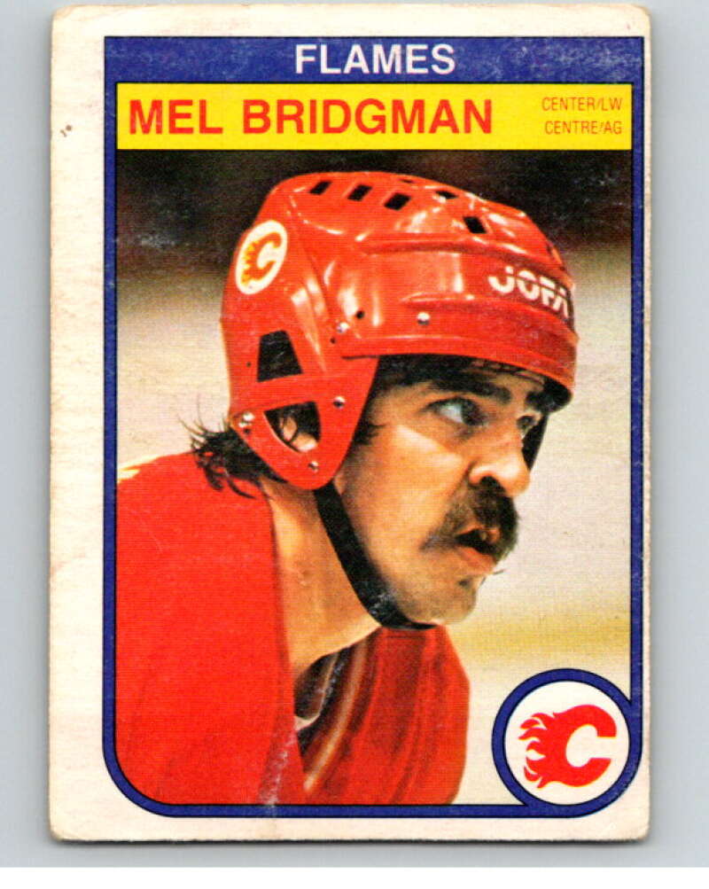 1982-83 O-Pee-Chee #39 Mel Bridgman  Calgary Flames  V57325 Image 1