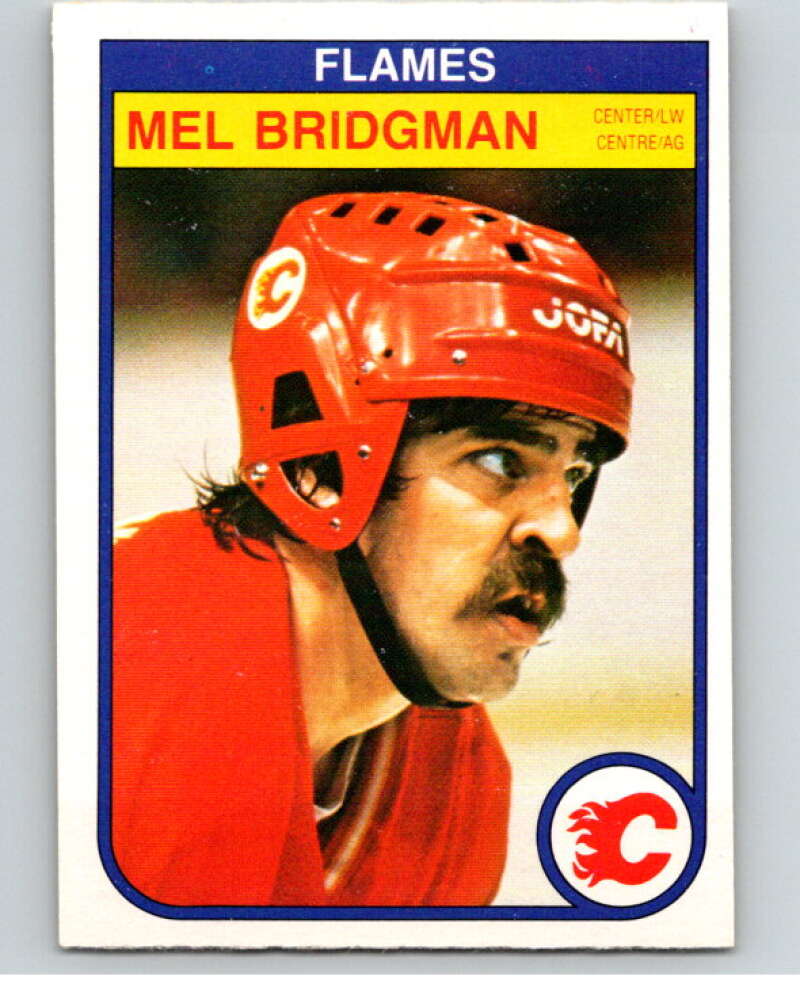 1982-83 O-Pee-Chee #39 Mel Bridgman  Calgary Flames  V57327 Image 1