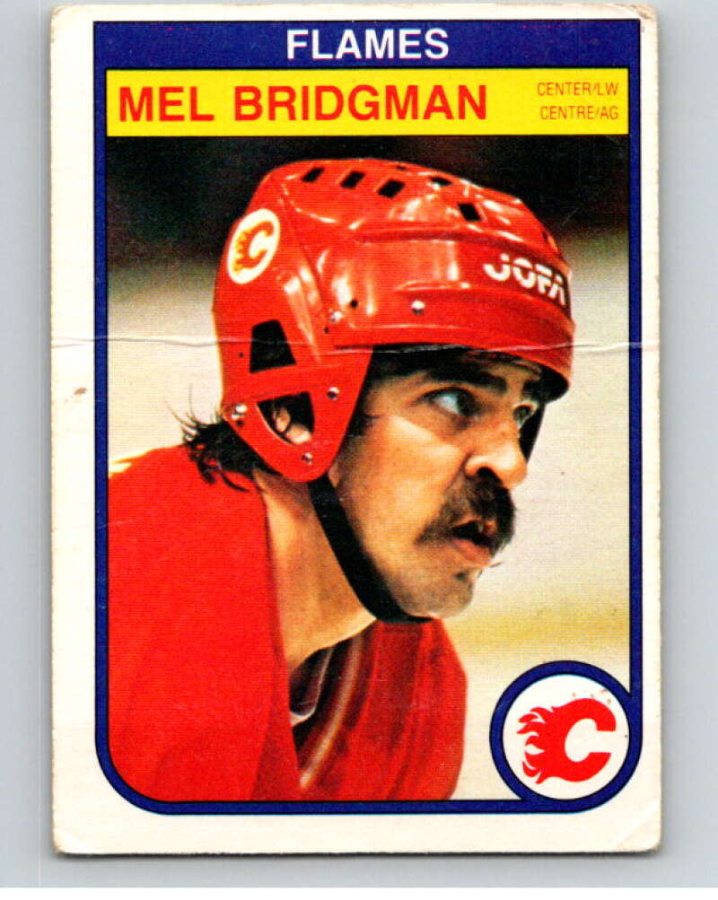 1982-83 O-Pee-Chee #39 Mel Bridgman  Calgary Flames  V57329 Image 1